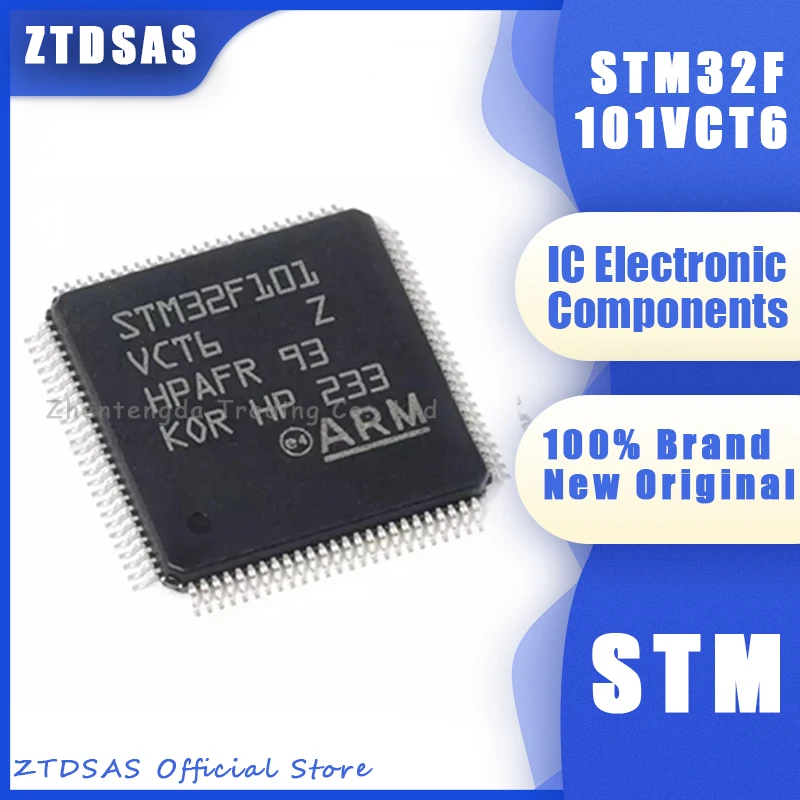 

5-100pcs New STM32F101VCT6 STM32F101 STM32F STM32F101VC STM32 VCT6 STM IC MCU Chip LQFP-100