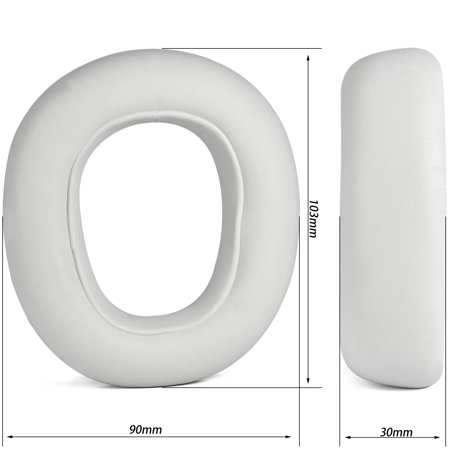 استبدال وسادات الأذن بطانة للأذن يفشل وسائد رغوة غطاء الذاكرة إصلاح أجزاء لسماعات Logitech G735