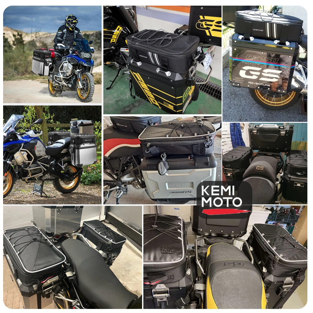 KEMIMOTO-bolsas superiores para R1200GS LC, para BMW R 1200GS LC R1250GS Adventure ADV F750GS F850GS