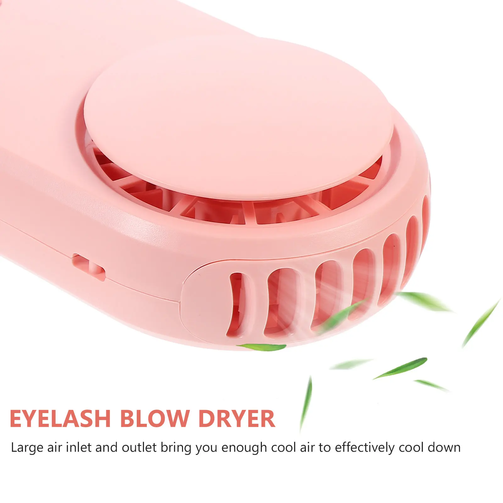 Portable USB Eyelash Extension Fan Mini Lash Dryer Cooling Blower Perfect for Travel Beauty Salon Eyelash Blow Dryer