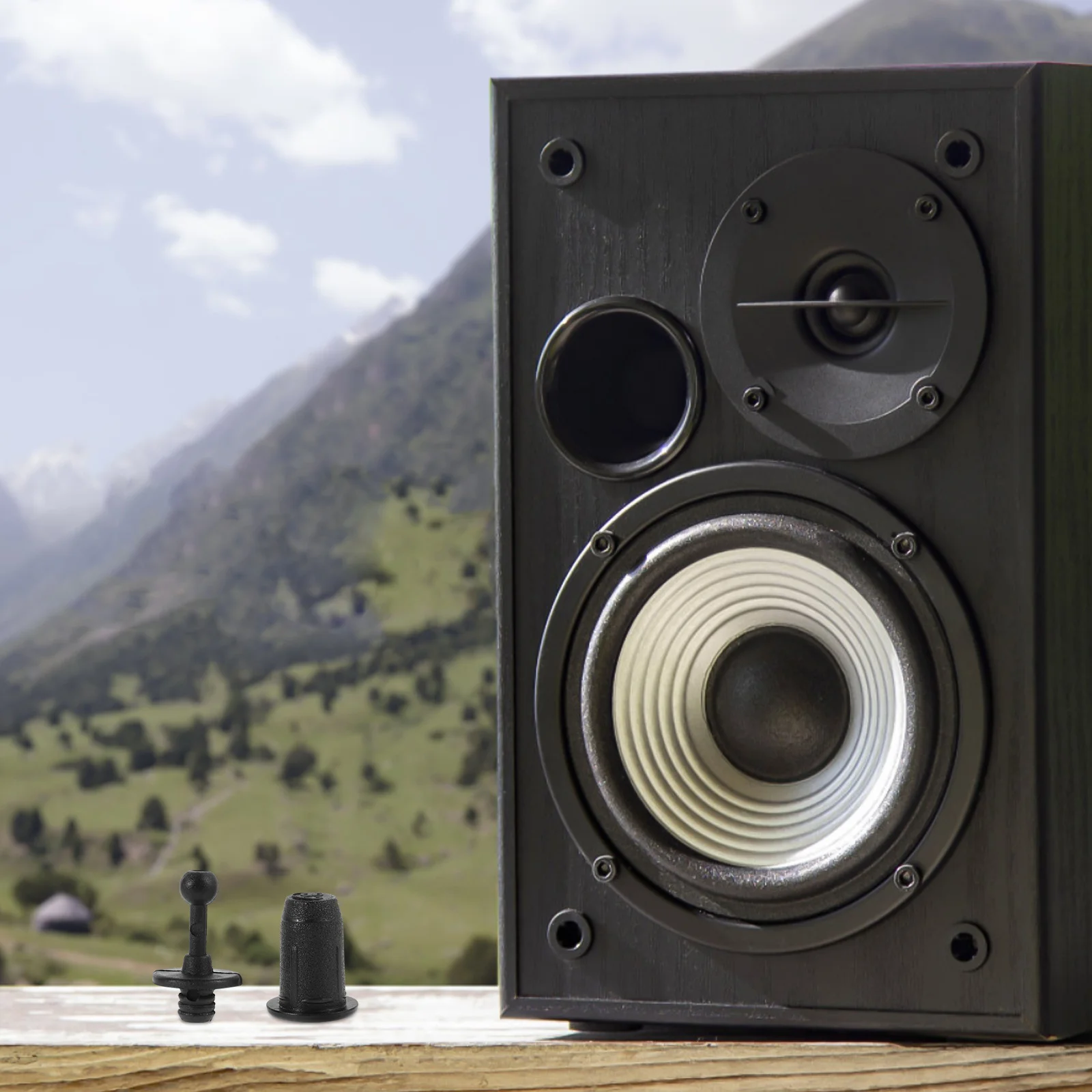 

20Set Speaker Grille Retainers Plastic Snap Clips Acoustic Mesh Panel Clamps Car Speaker Grill Cover Repair Accessories