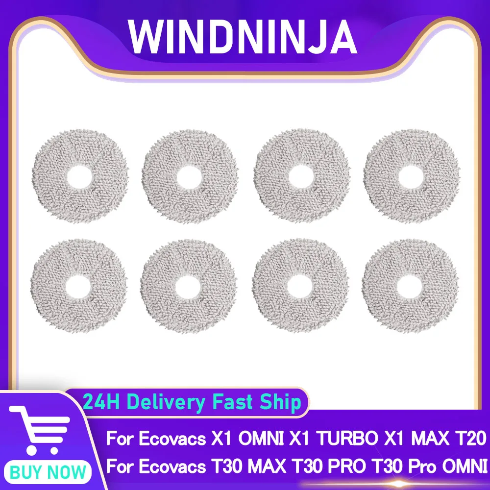 Wischtuch für Xiaomi X20+X20Plus M30S M40 für Ecovacs X1 OMNI X5 OMNI T50MAX N30Pro T30PRO für Dreame L10 Ultra Staubsauger-Zubehör