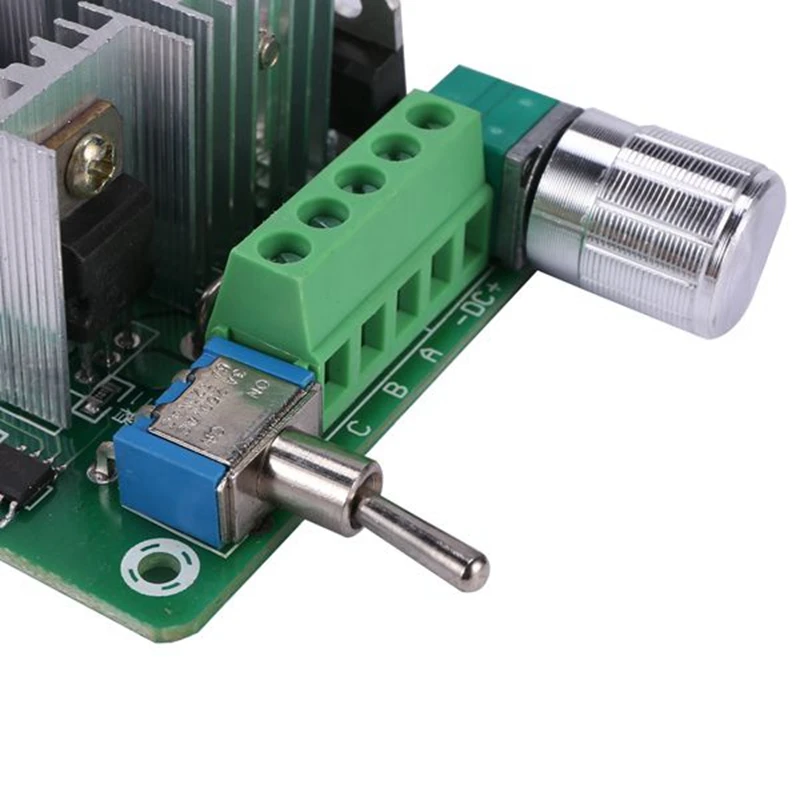 15A BLDC Three-Phase Sensorless Brushless Motor Speed Controller Fan Drive DC 5-36V 12V 24V With Potentiometer Switch