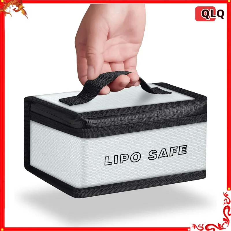 Generic Lipo Battery Safe Bag Fireproof Explosionproof Handbag High Temperature Resistant Pouch For RC Model Battery Storage