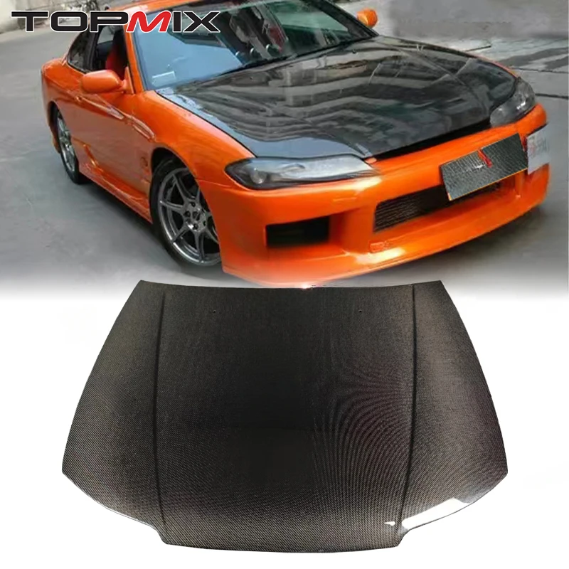 

Для Nissan Silvia S15 SX200 1998-2002: Высокопроизводительный капот из углеродного волокна