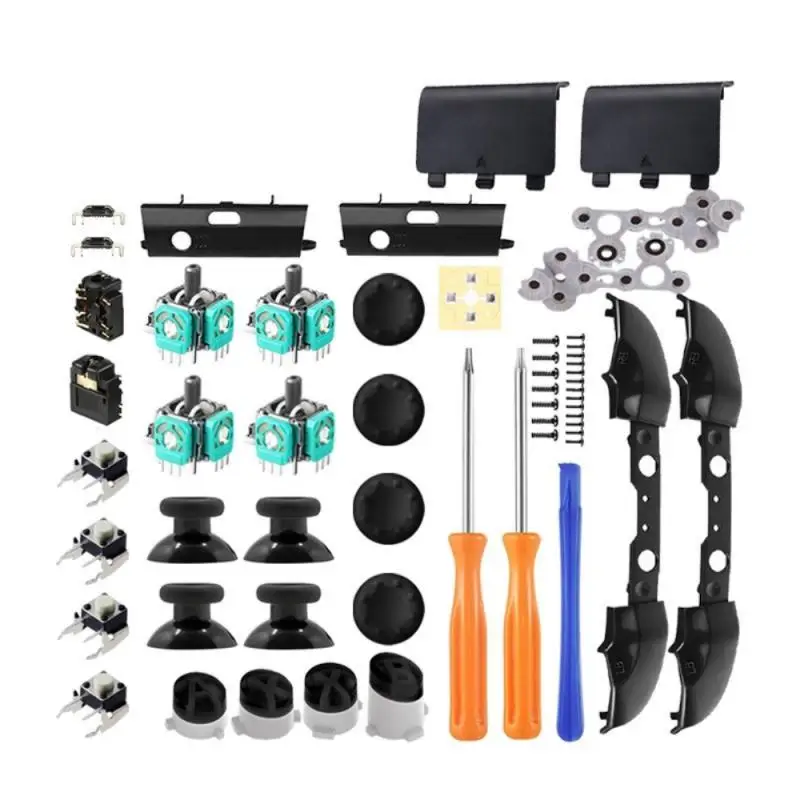 Módulo de Sensor Joystick Analógico, Condutivo, Silicone, Parafusos De Borracha, Peças De Reparo Do Controlador, Jogo, 1-4Pcs