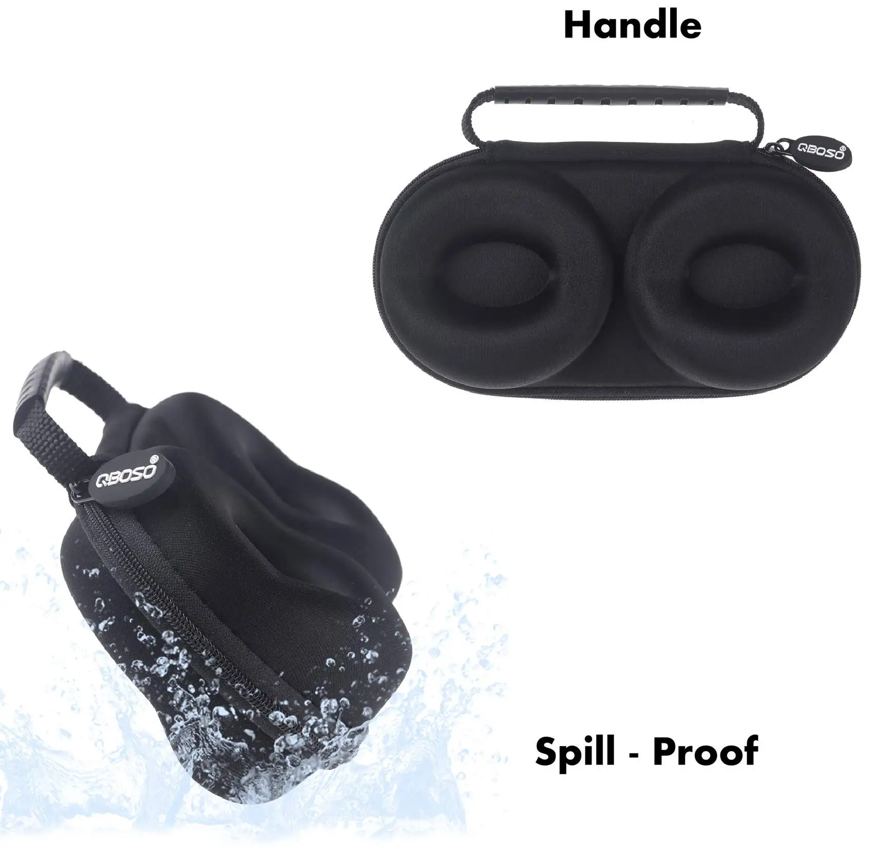 Pudełko podróżne na zegarki, etui do przechowywania na 6 zegarków |   Wytrzymały, przenośny futerał ochronny zapinany na zamek, pasujący do wszystkich zegarków na rękę i smartwatchów.