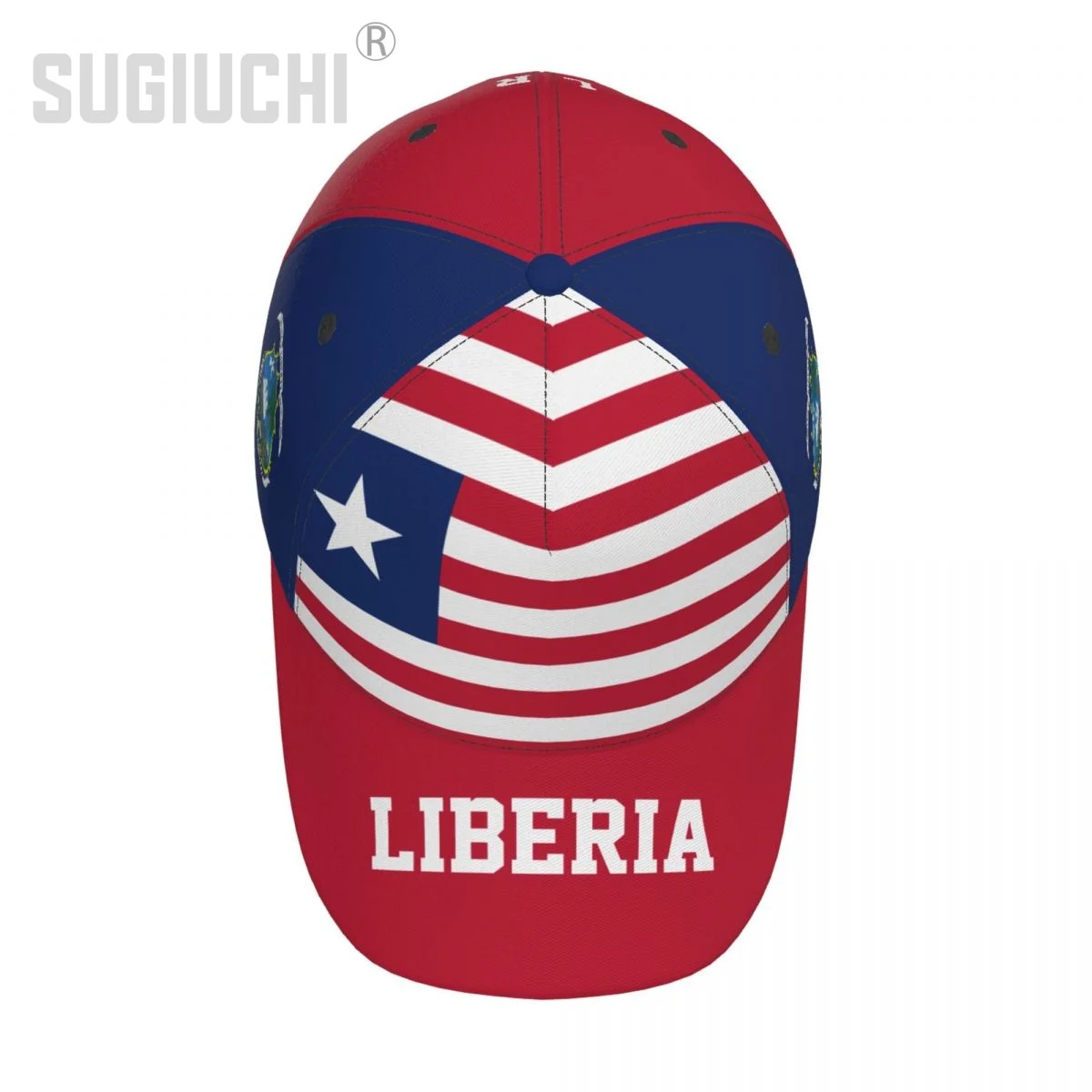 Unisex Liberia Flag Liberian Adult Baseball Cap Patriotic Hat for Baseball Soccer Fans Men Women