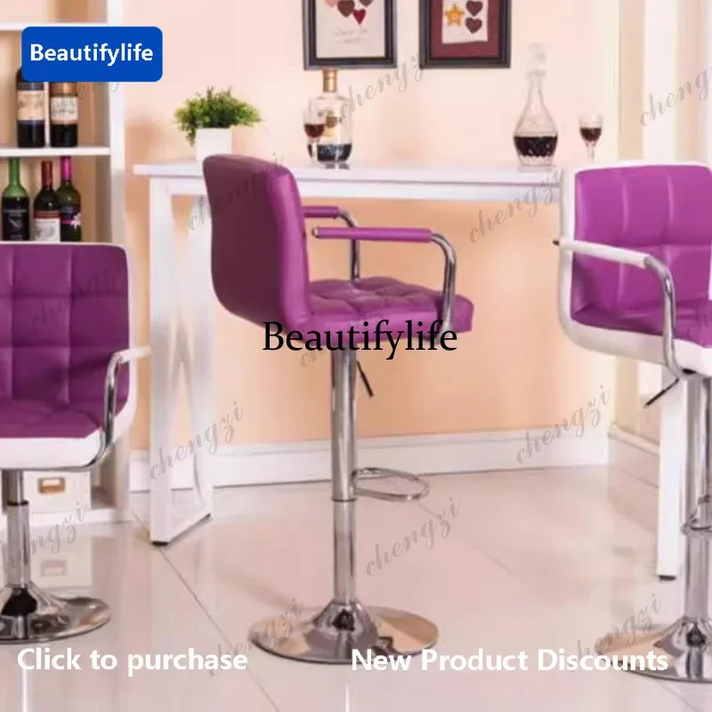 10  Luxury Bedroom Bar Chairs High Hairdressing Professional Barber Relaxing Barstools Vanity Beach Chaise