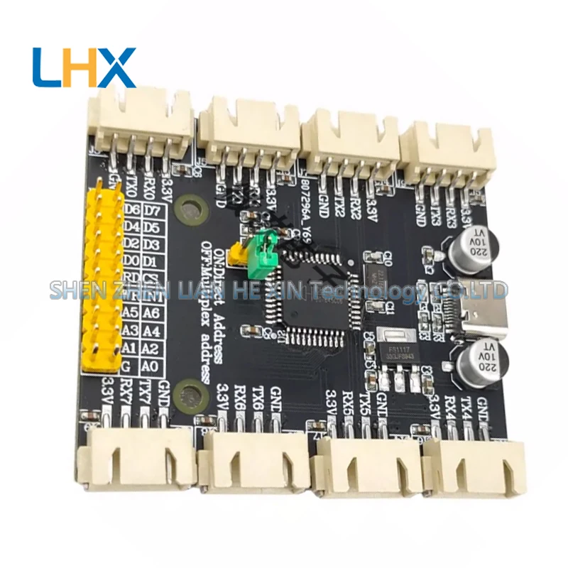 

CH438Q MCU UART serial port expansion board module multi-channel 8-channel serial port ISA parallel bus