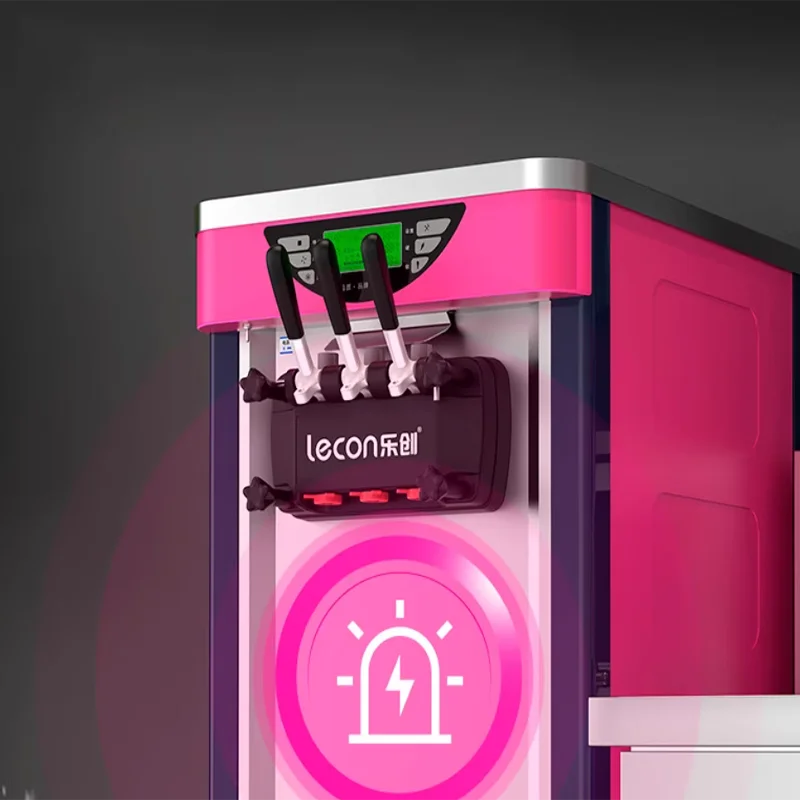 

Коммерческая автоматическая машина для мягкого мороженого с тремя вкусами для ресторанов для изготовления мороженого