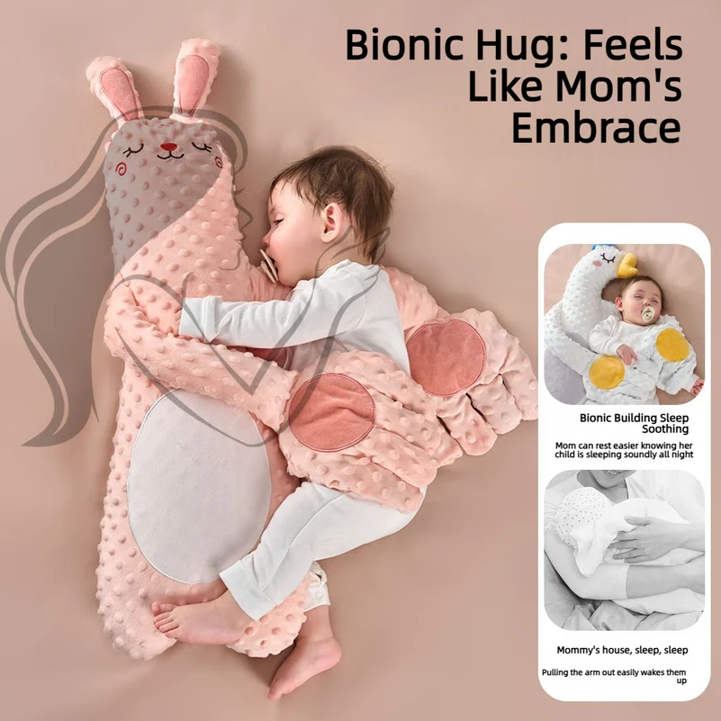 Baby Soothing Hand Pillow for Hugging and SleepingPatting and Comforting Tool for Newborns Anti-JumpPillowforComfortableSleeping