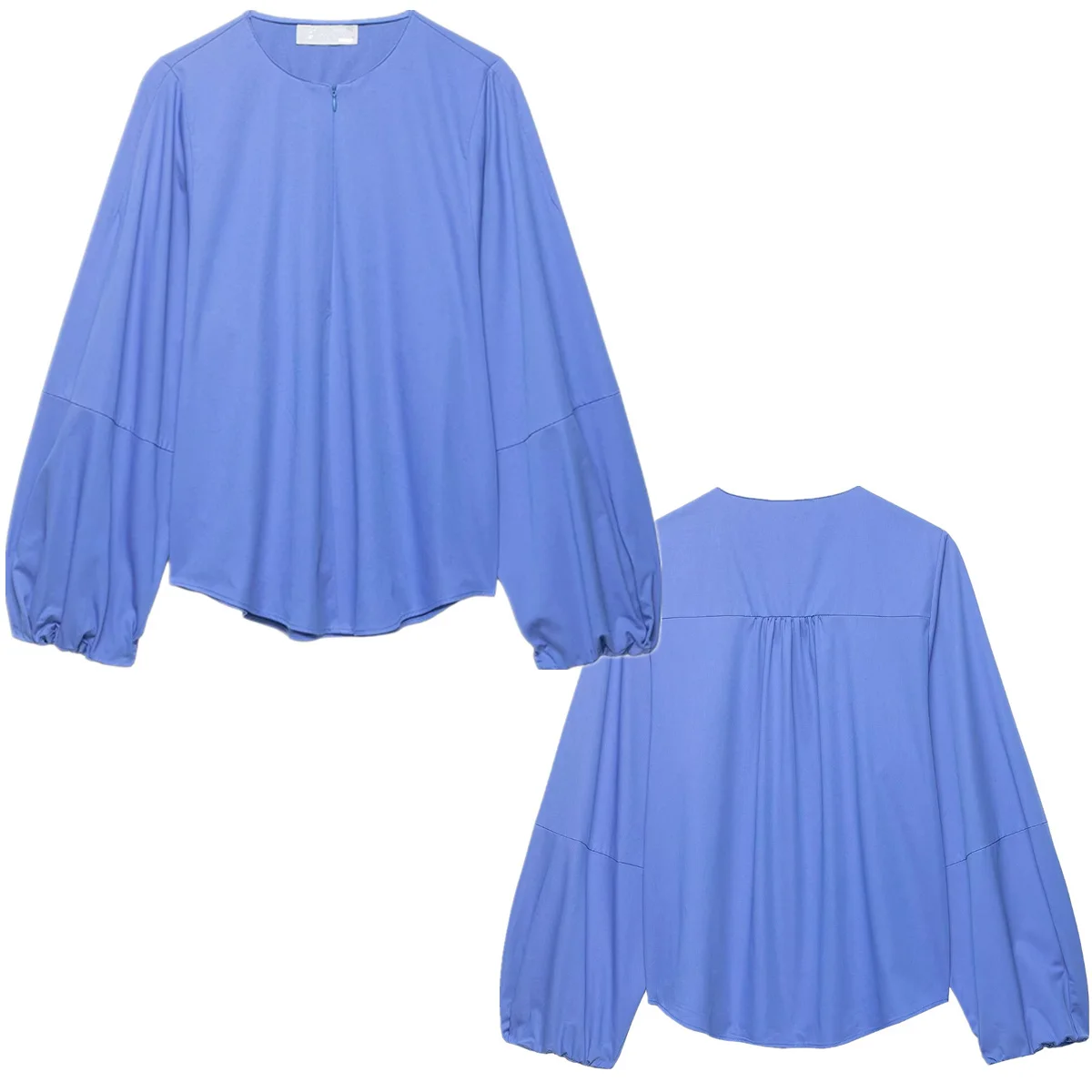 

Элегантные рубашки и блузки Jenny&Dave 2026 весенней коллекции синего цвета. Женская одежда: рубашки и топы. Минималистичная женская элегантная рубашка из поплина.