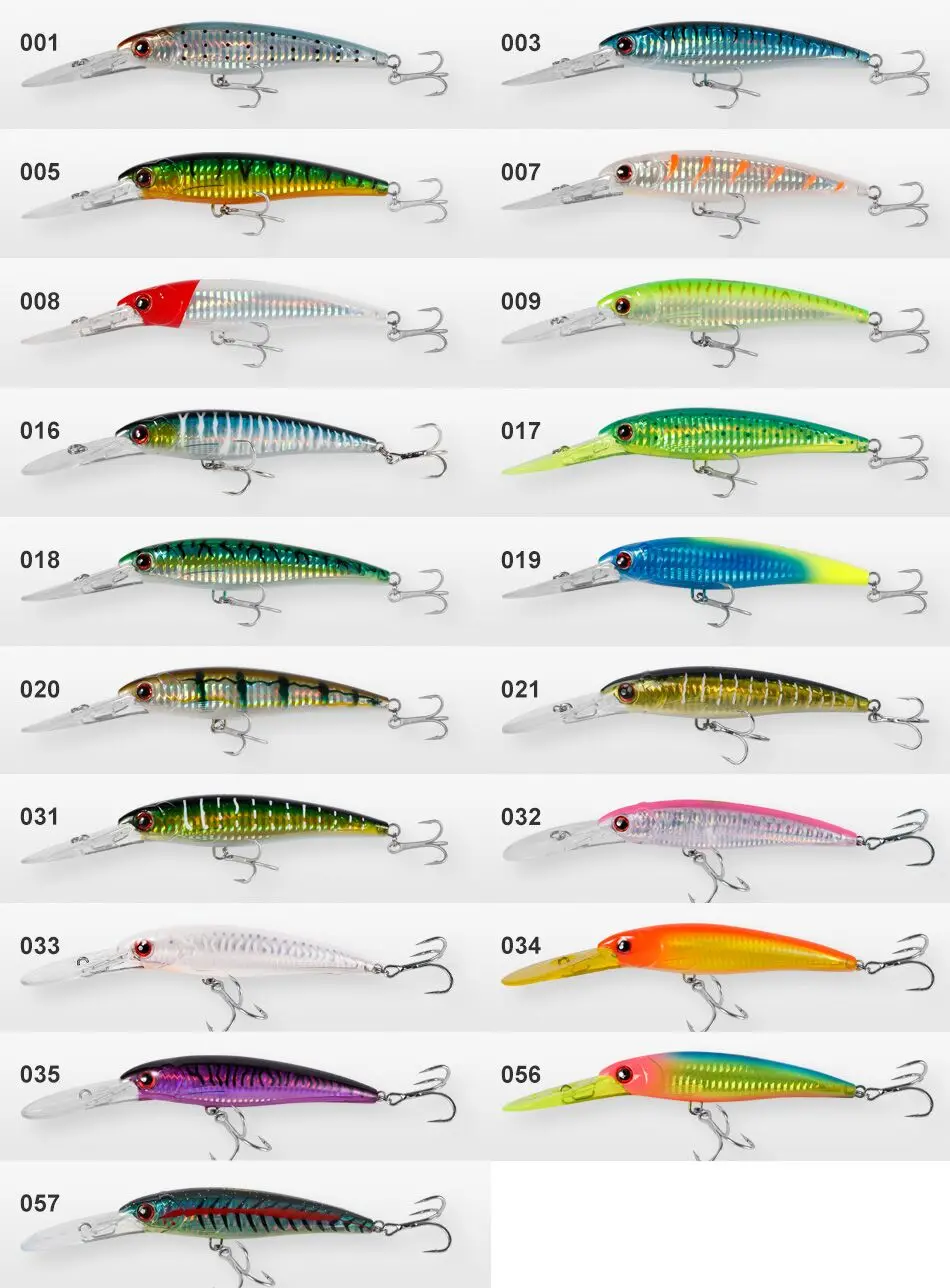 Noeby 12cm 32g Schwimmender Trolling-Minnow-Angelköder 14cm 52g 16cm 73g Sinkender Wobbler Künstlicher Köder Salzwasser-Angelköder – Detail 13