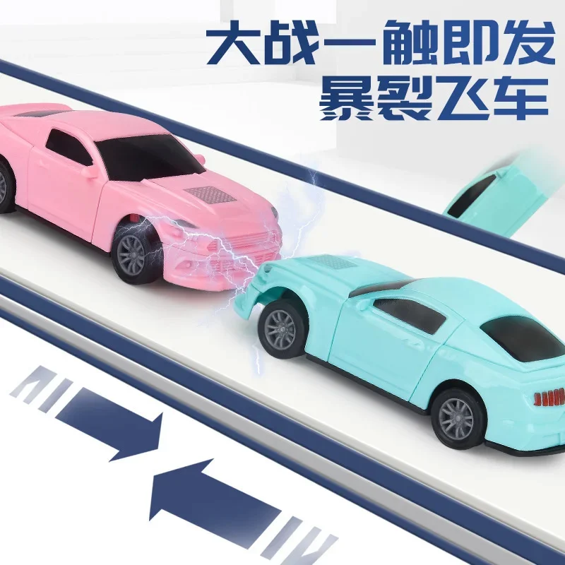

Rebound Collision Explosion Vehicle Toy DIY Assembly Off-road Sports Car Model Inertial Decompose Flying Children Birthday Gift