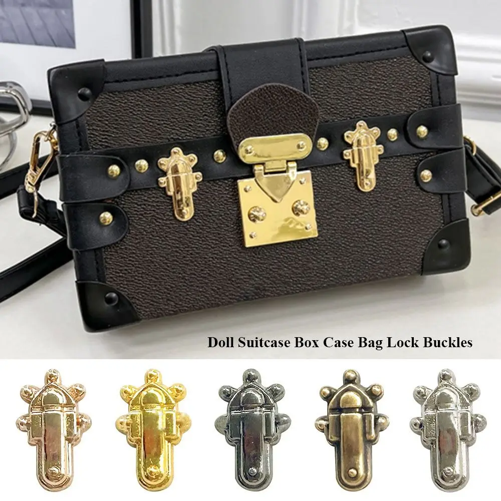 5/10pcs New Mini Metal Crafts Lock Multi-colors DIY Manual Luggage Trunk Lock DIY Doll Accessories