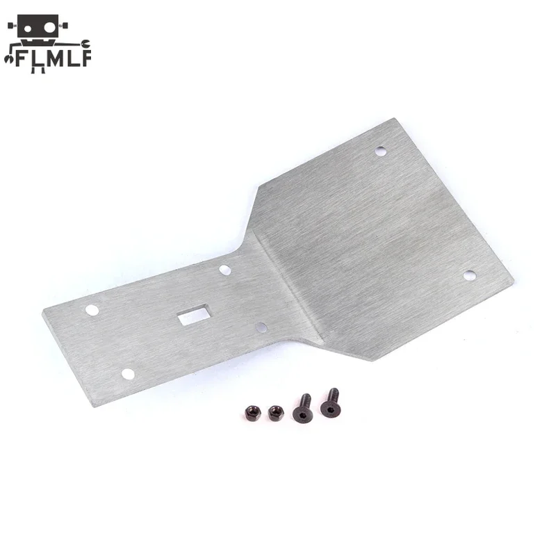 4mm de aço inoxidável grande chassi ângulo elevação frente placa reforçada caber 1/5 hpi rofun rovan km baja 5b 5t 5sc brinquedos peças