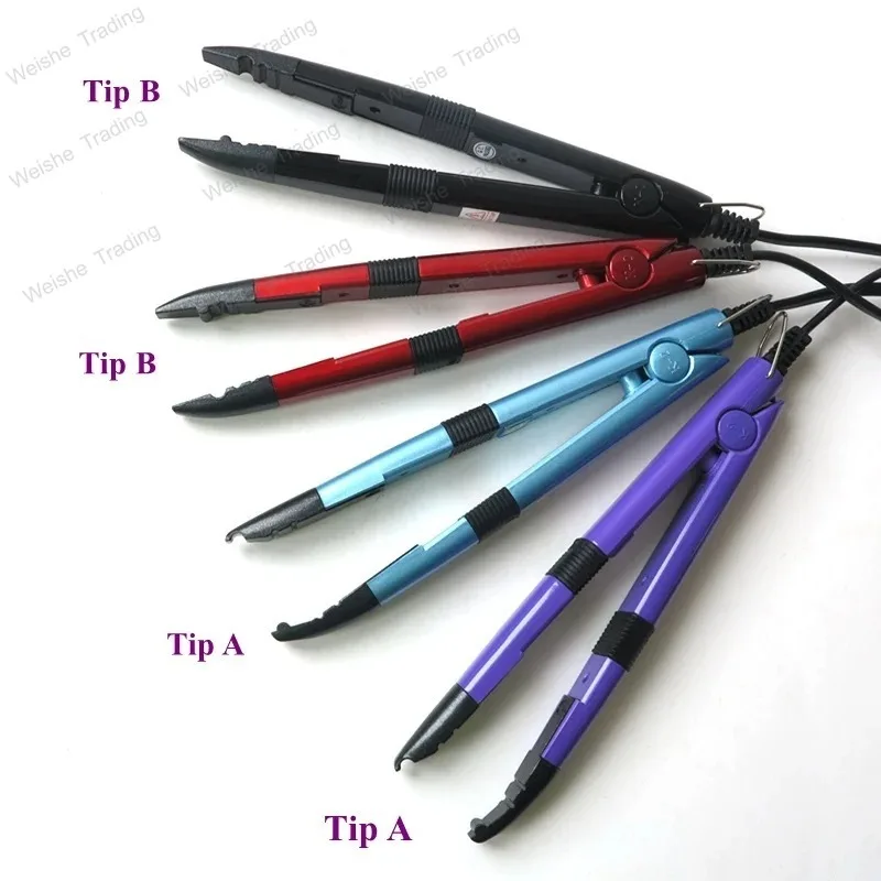 

Red Color Hair Extension Iron Connector Keratin Bonding Tools Adjustable Temperature Heat Connector