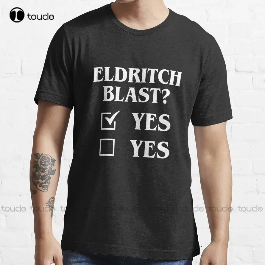 Eldritch انفجار نعم نعم مضحك منضدية آر بي جي ميمي تي شيرت هالوين قمصان مخصصة الكبار في سن المراهقة للجنسين الطباعة الرقمية تي شيرت جديد