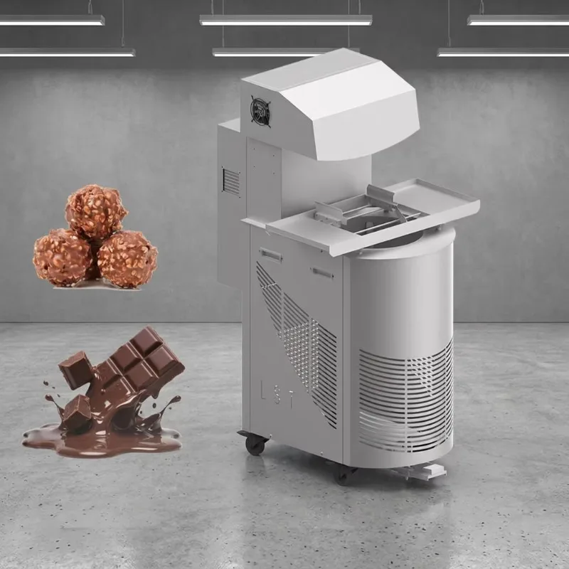 Automatic New Industrial Chocolate Tempering Machine with Vibrating Fountain for Chocolate Slurry Production