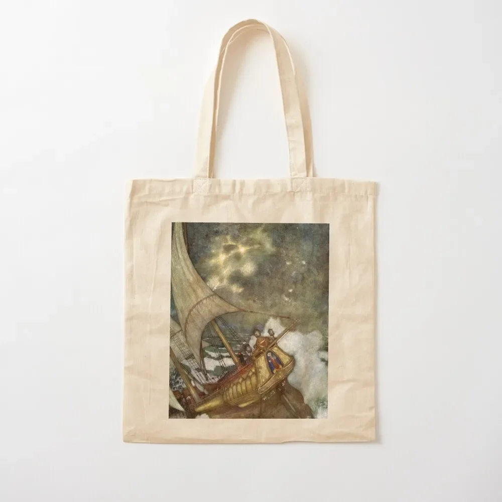 

Shipwreck - The Tempest - Edmund Dulac Tote Bag Women's shopper bag tote bag men