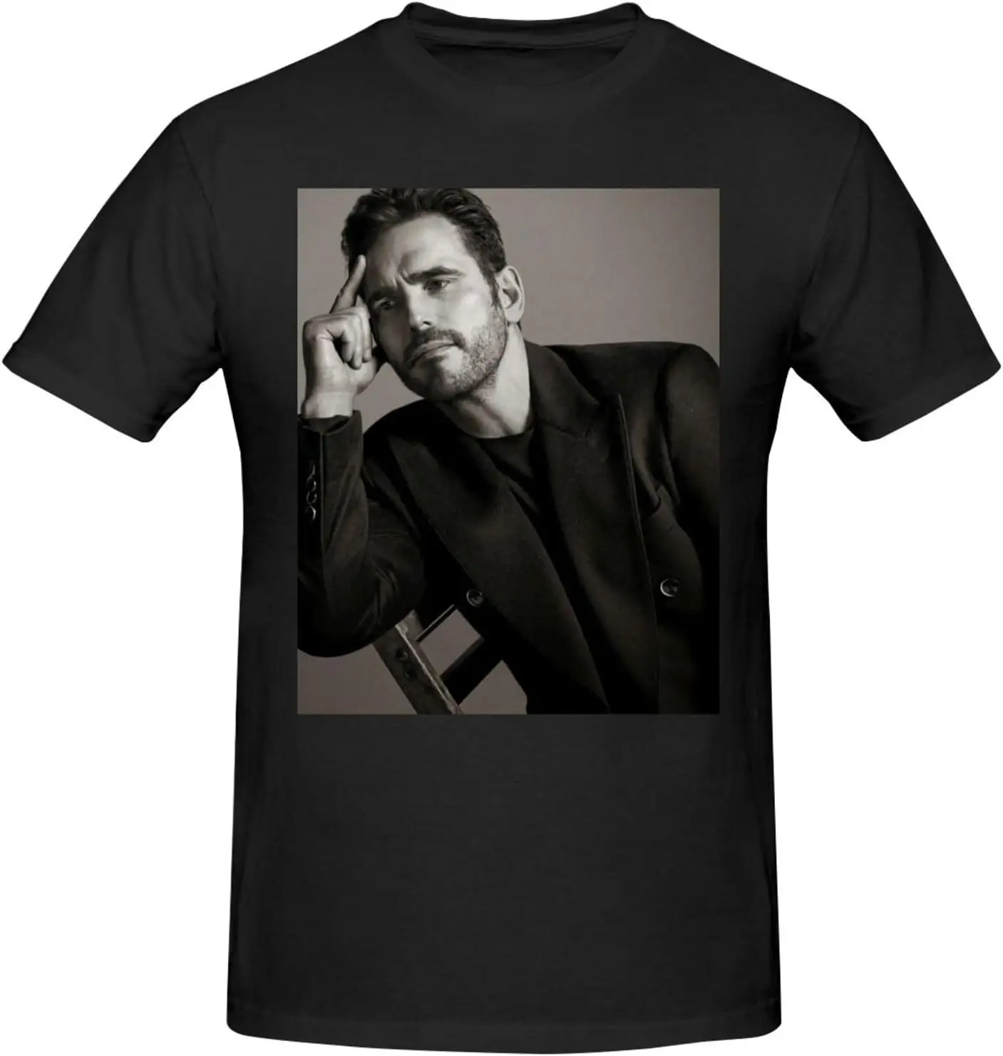 

Matt Dillon T Shirt Mens Fashion Crew Neck Cool Shirt Colorful Print Graphic Casual Tee Top Black