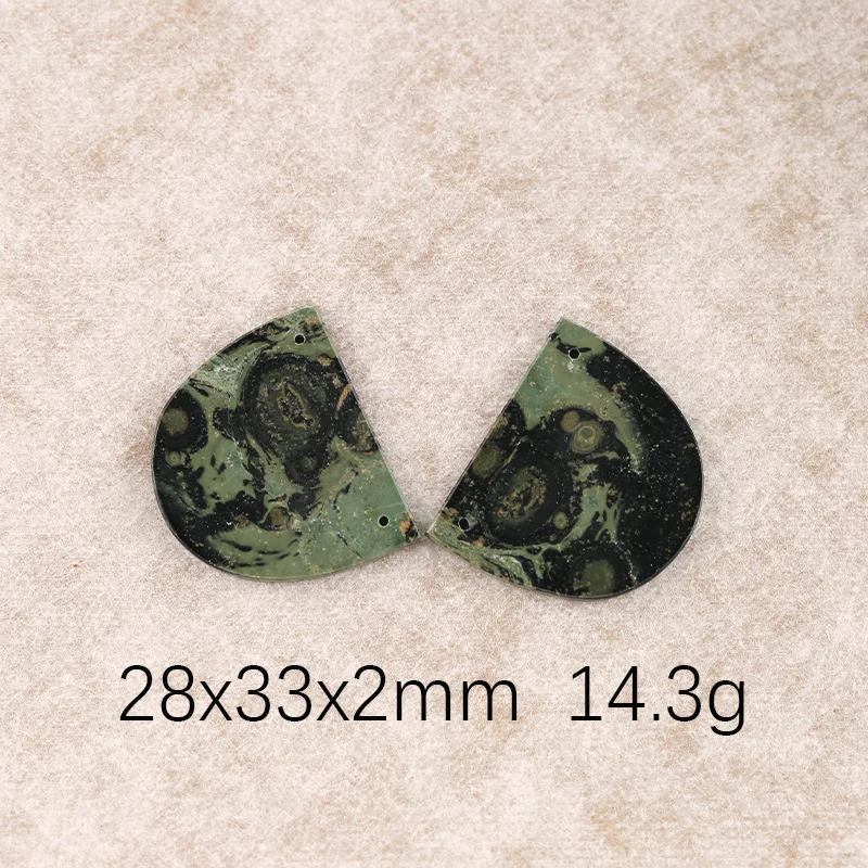 B&F African Turquoise Earring Beads for Jewelry Making, Handmade Natural stones beads, Stones for jewelry Making Supplies