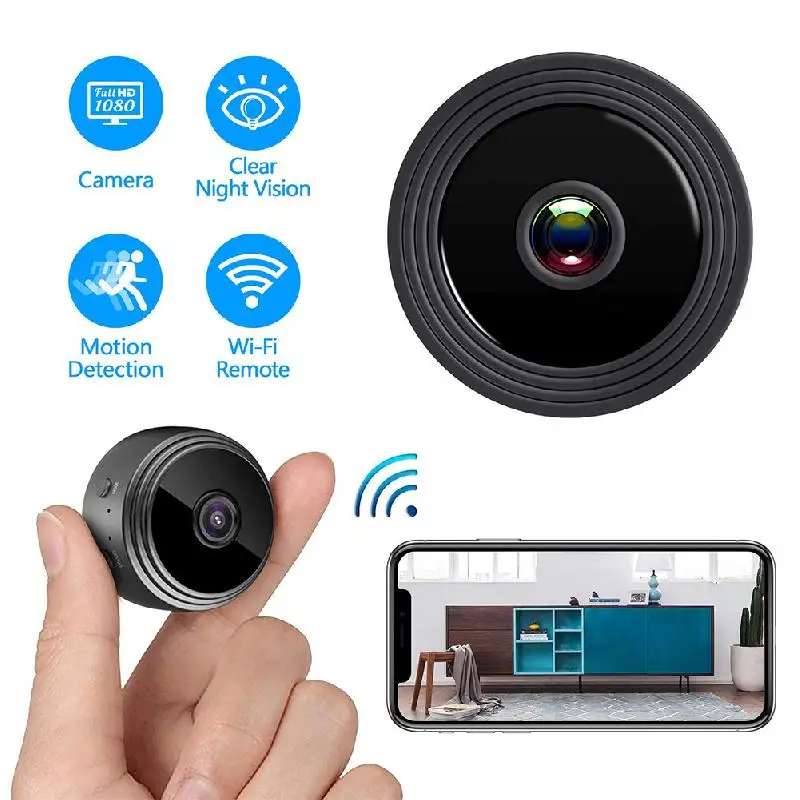 

IP Wifi Mini Camera HD 1080P Video Surveillance Camera Remote Monitoring Smart Home Security Protection Detection Camcorders