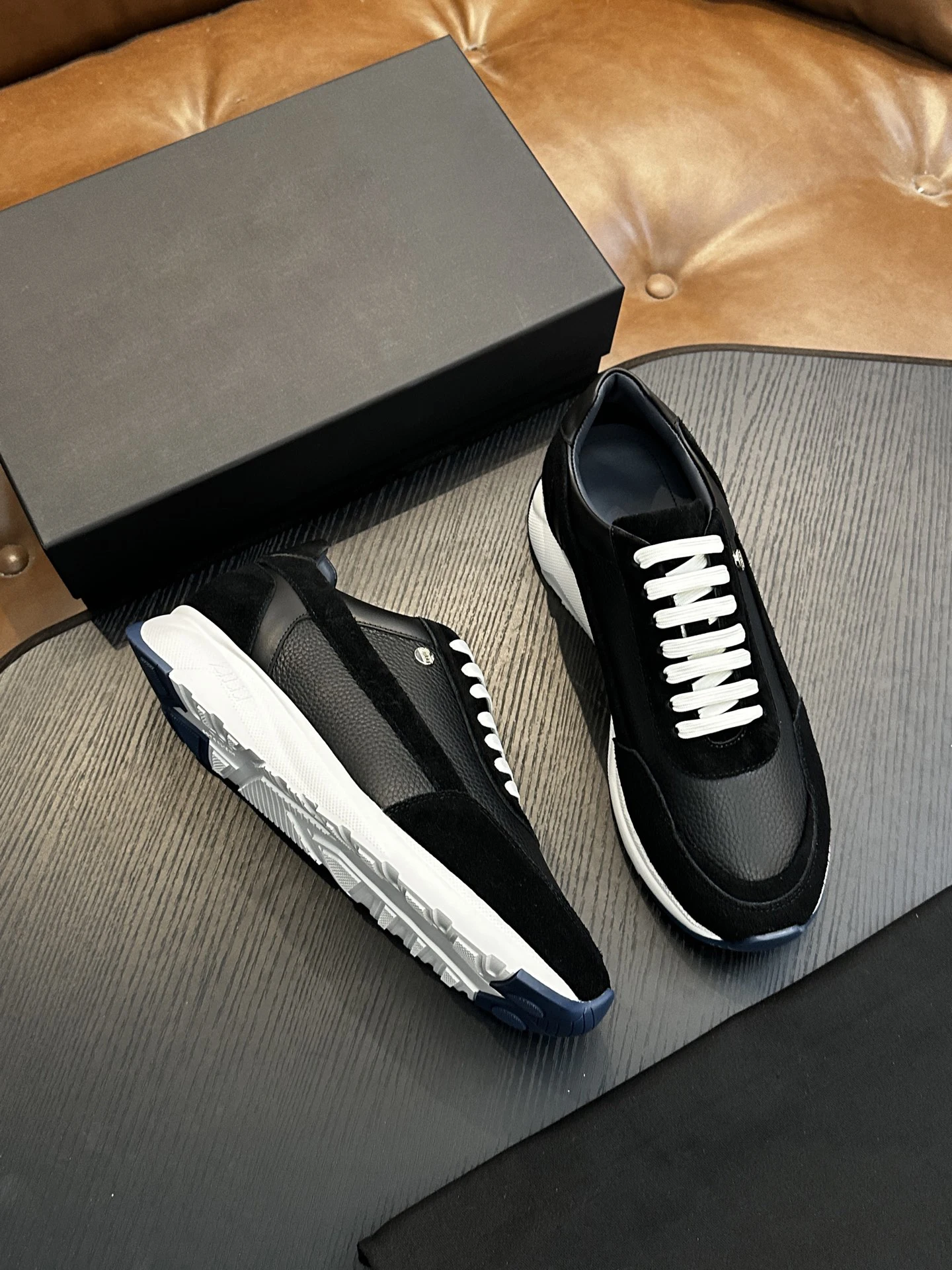 BLLIYOSS 2026 SS Men Shoes Calf leather stitching Sports comfort high-quality outdoors Men European OLD MONEY newly rich 39-44
