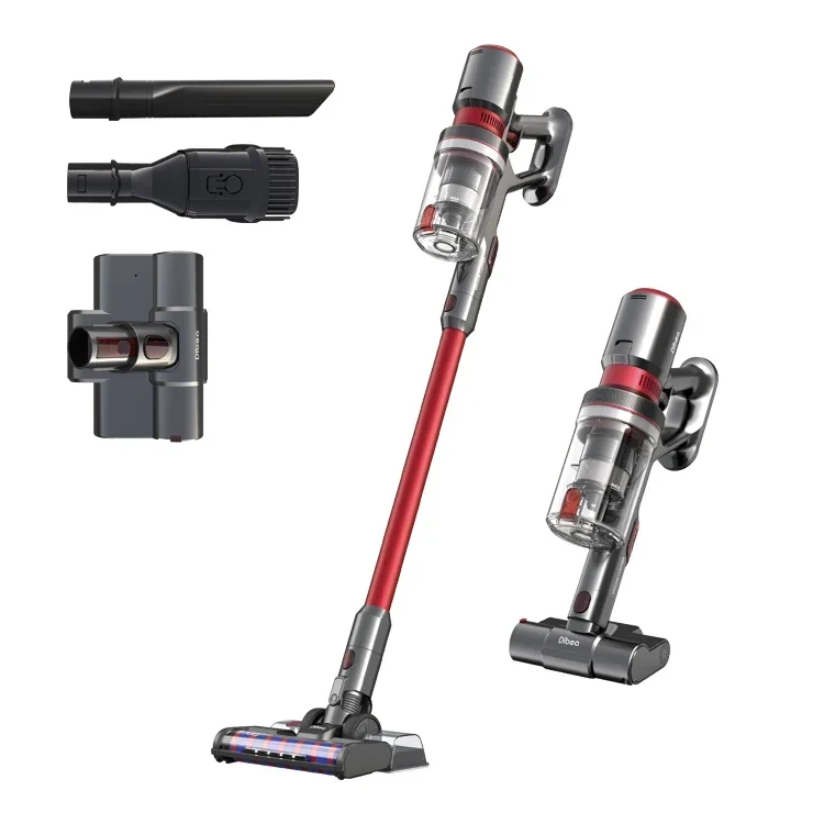 Stick Cordless Vacuum Cleaner FOR 27000PA Powerful for Hard Floor Carpet Pet Hair Bed and Washing