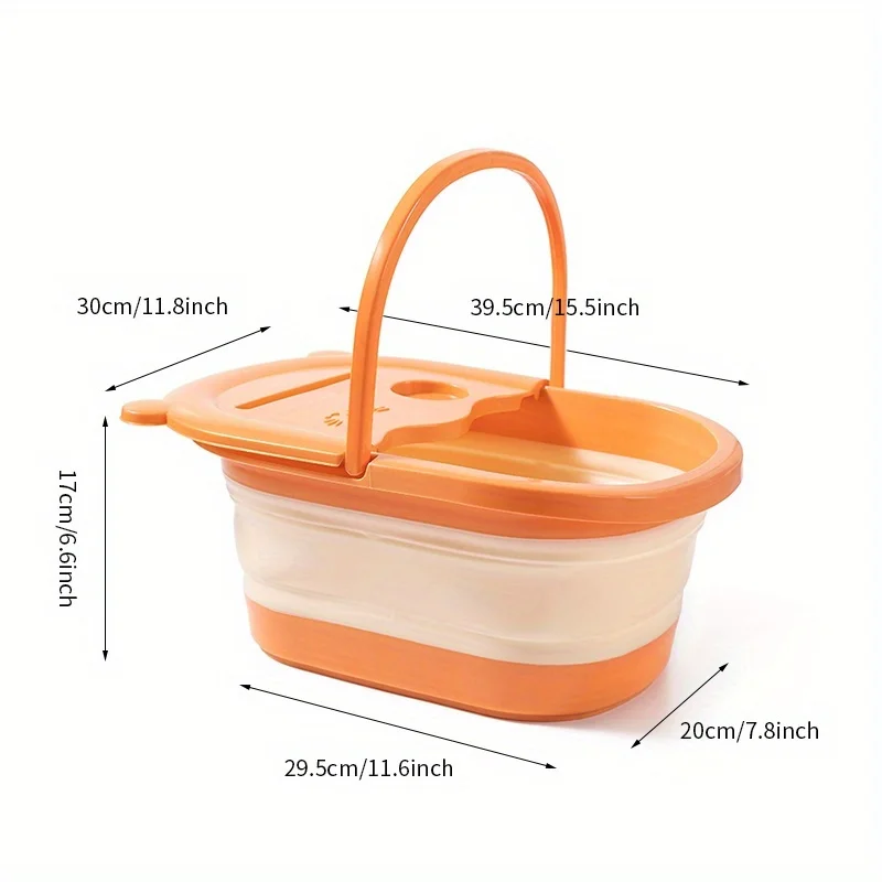 1 قطعة حمام القدم قابل للطي حوض نقع القدم ، حوض حمام القدم ، المحمولة قدم سبا تمرغ حوض دلو ، حوض غسيل القدم للمنزل