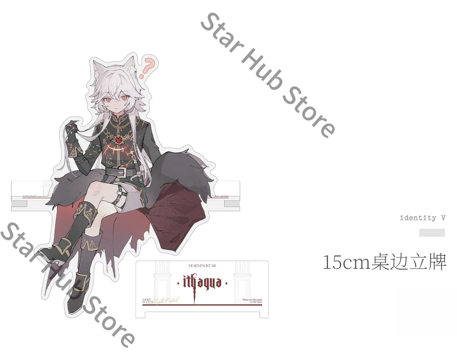 Identity V Night Watch Ithaqua Cosplay Anime Brochure Collection Tinplate Badge Acrylic Standee Desktop Ornament Medal Game Gift view 5