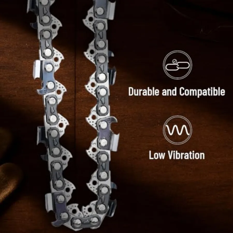 UNCO- سلسلة المنشار 12 بوصة 3 عبوات 3/8 بوصة LP الملعب 0.050 بوصة مقياس 45 وصلات محرك سلسلة شفرة المنشار #6
