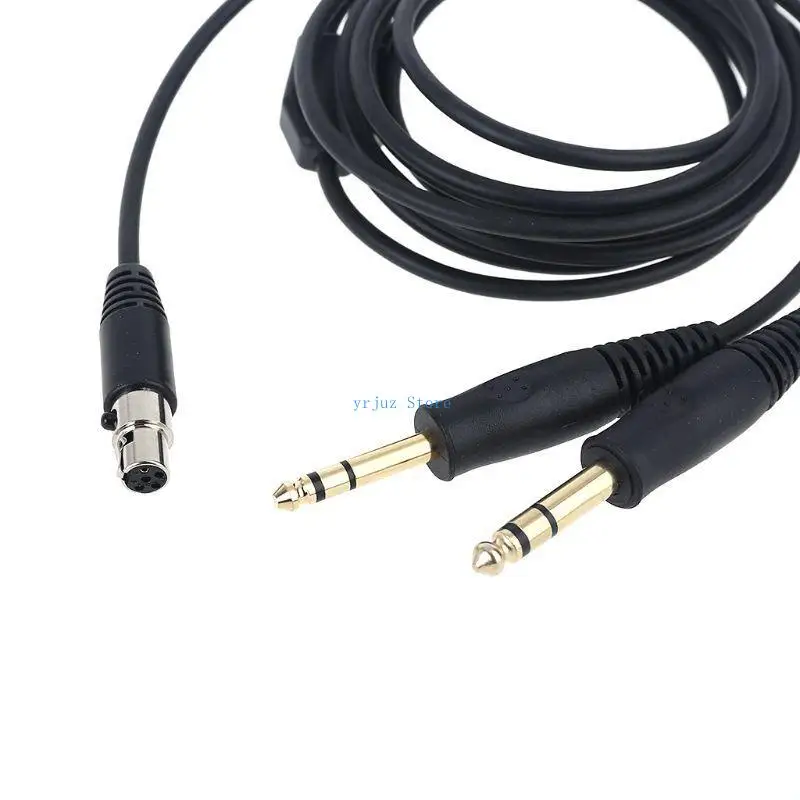 

583D Air RA200 Aviation Headset with Dual Plugs Stereo Mono Switch MP3 Music Input Noise Reduction Cloth Ear Covers