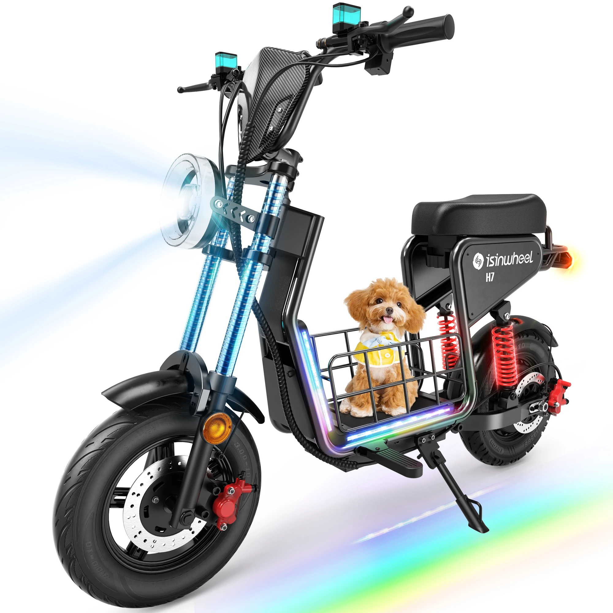 isinwheel H7 Electric Scooter for Adults, 16