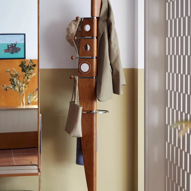 Coat rack Sailing single pole Hanger Bauhaus medieval entrance Vertical hanger Shelf