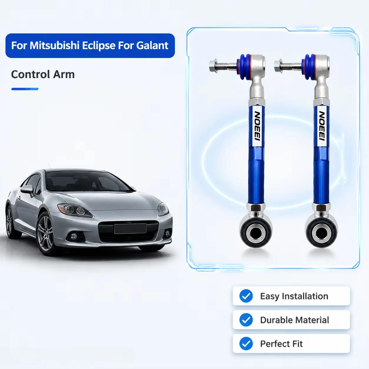 Wheel Alignment Control Arm For Mitsubishi Eclipse For Galant Rear Adjustable Camber Vehicle Suspension Geometry Replacement