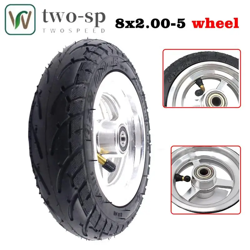 

8x2.00-5 Tubeless Tire Wheel Tyre 8X2.00-5 wheel hub For Kugoo S1 S2 S3 C3 MINI Electric BIKE