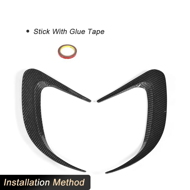 Canards de parachoques trasero de fibra de carbono para Mercedes Benz CLS clase W218 CLS63 AMG Sedan 2015-2017 Kits de carrocería de aletas traseras de carreras FRP