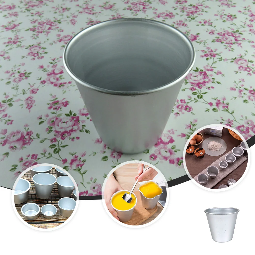 

3pcs Cake Nonstick Pudding Mold Diy Baking Cup Muffin Bakeware Lightweight Baking Tool For Kitchen Mousse Mold