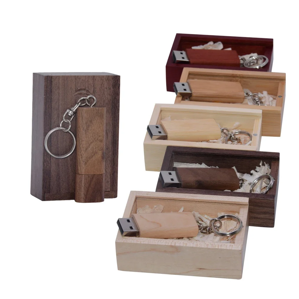 1 قطعة شعار مخصص مجاني USB 2.0 محرك فلاش 128 جيجابايت عصا الذاكرة الخشبية 64 جيجابايت 32 جيجابايت محرك القلم عالي السرعة 16 جيجابايت هدية إبداعية عصا USB