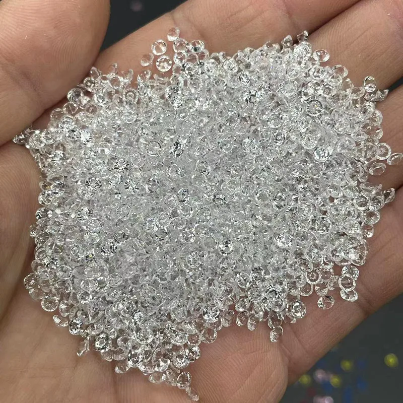 3000pcs Mini Crystal Faux Diamond Acrylic Rhinestone Vase Filler Wedding Centerpiece Party Decoration Table Confetti Supplies