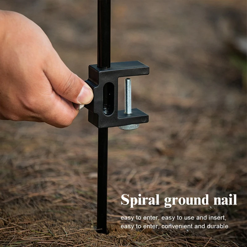 ABHS-Outdoor Camping Desktop Light Stand Ultra-Light Portable Aluminum Alloy Lighting Atmosphere Light Bracket Hook