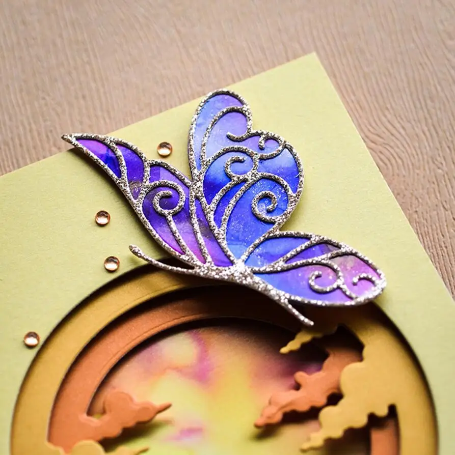 butterfly Metal Cutting Dies Embossing Stencil DIY Scrapbooking Paper Cards Album Making Decorative Craft Cut Template