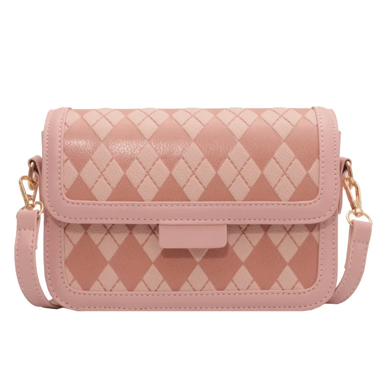 Fashion Simple PU Leather Crossbody Bags For Women Small Messenger Bag Lady Flap Shoulder Bag Luxury Handbag and Purse