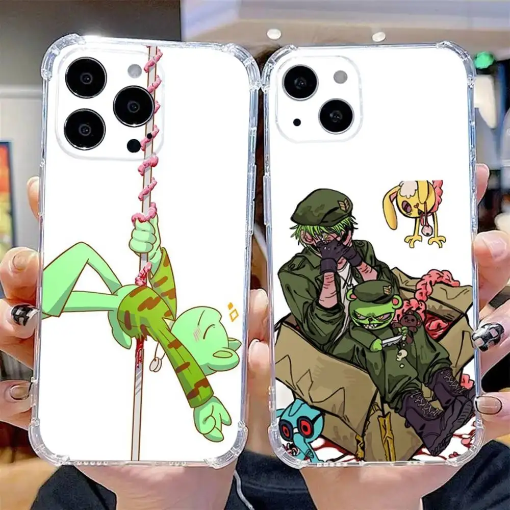 

Happy T-Tree F-Friends Phone Case For iPhone 16,15,14,13,12,11 Pro,Max,Plus,X,XS,XR,SE,Mini Transparent Silicone Soft