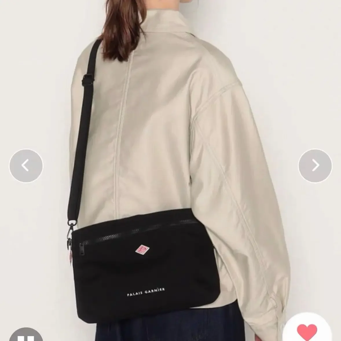 DANTON Envelope Crossbody Bag Lightweight Nylon Utility Vintage Unisex Japanese