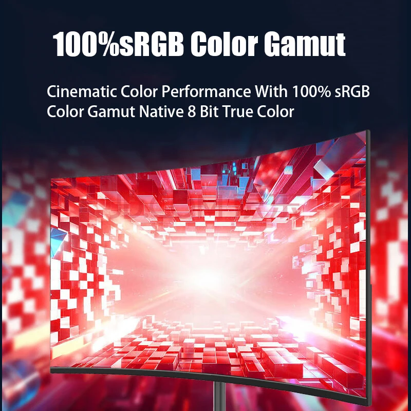 Écran LED incurvé IPS 4K 60Hz pour ordinateur de bureau et de jeu, 32 pouces, UHD HDR400, compatible HDMI, DP, Audio, type-c, 3840x2160