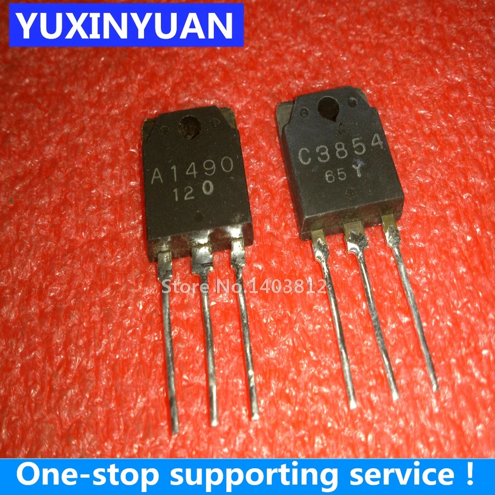 

A1490 C3854 2SA1490 2SC3854 TO-3P 4pcs/lot