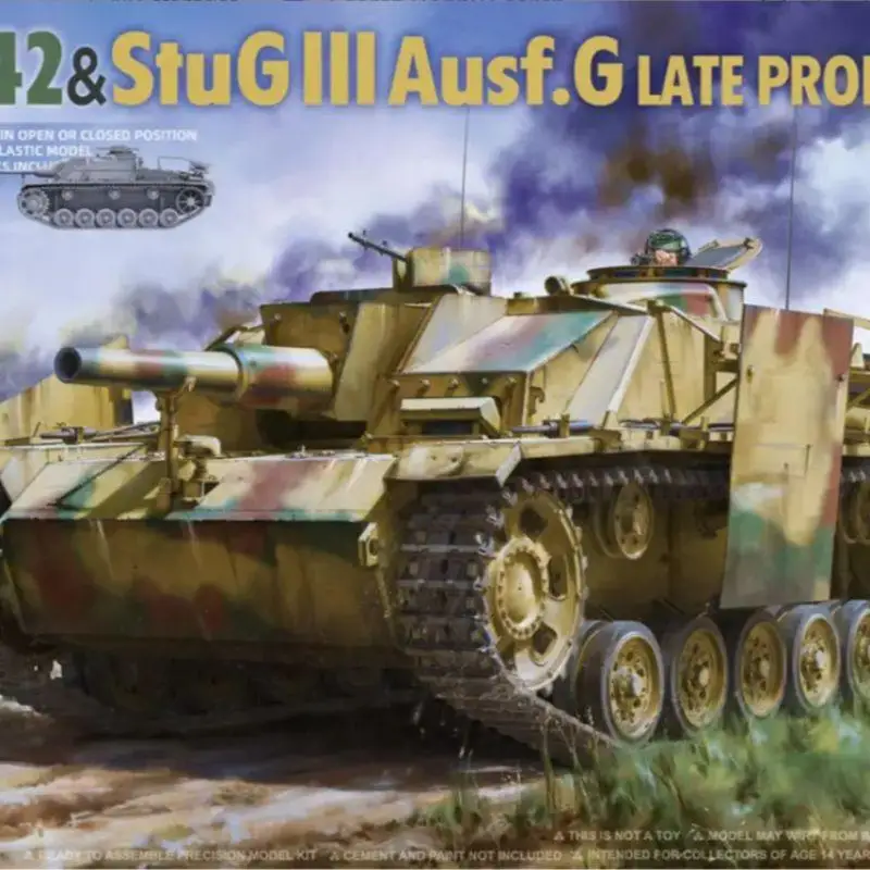

Assembly model Takom 8006 1/35 Scale StuH42 & StuG.III Ausf.G Late Production 2 in 1